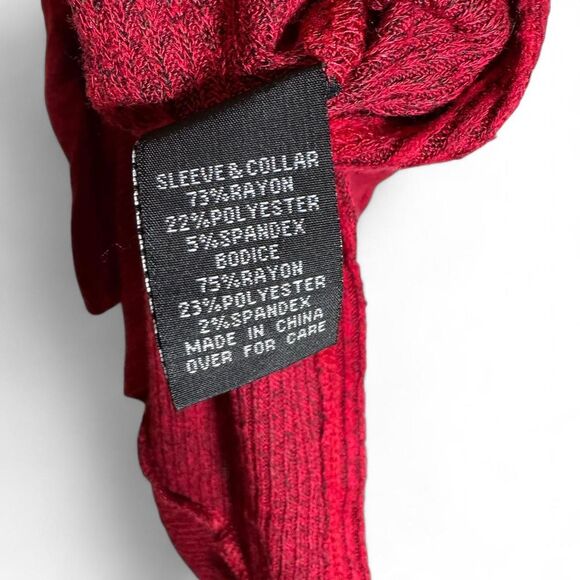 Women's Red by and by Small Cowl Neck Sweater Cozy - Picture 4 of 6